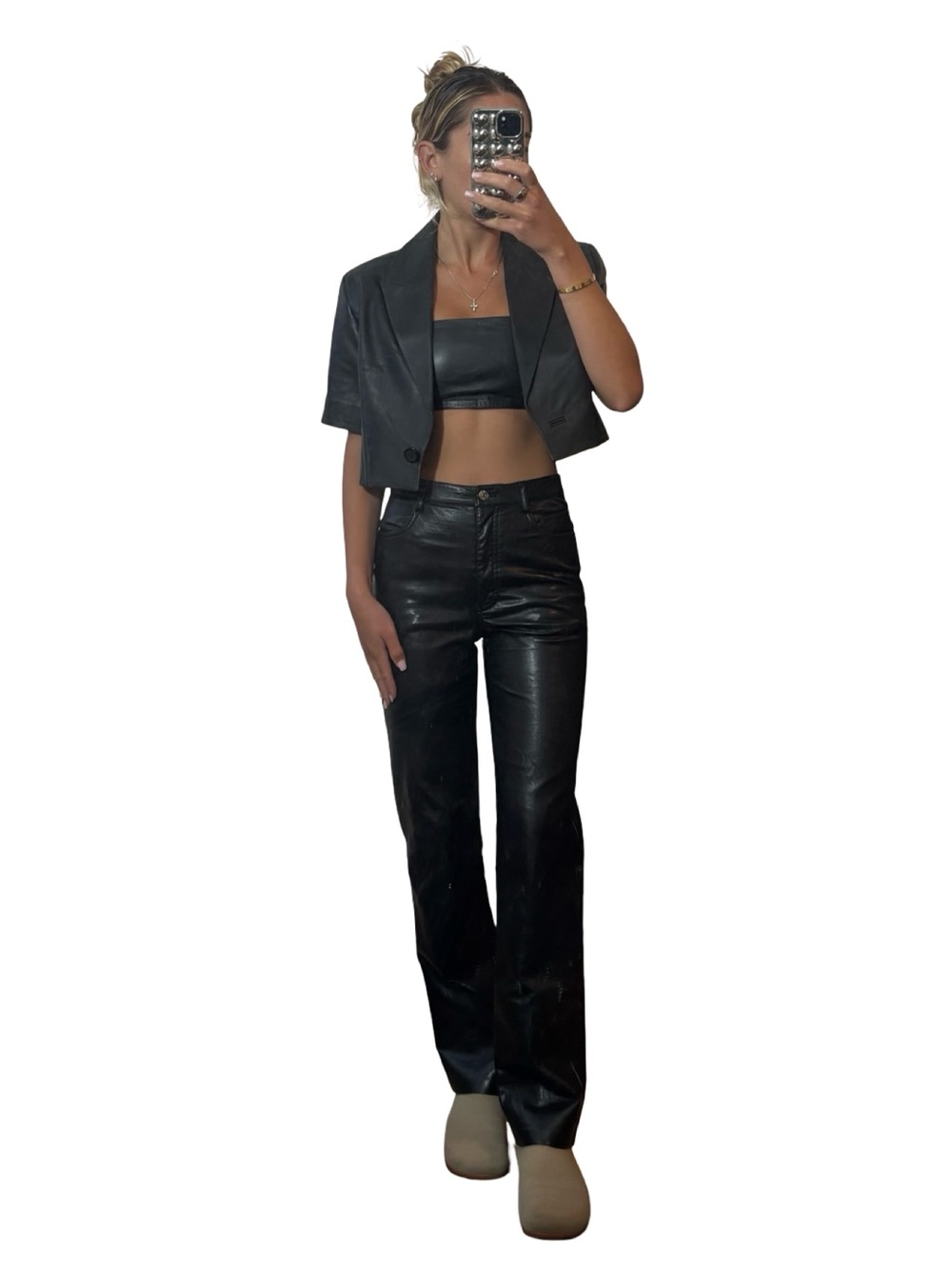 Lamarque Leather Bandeau